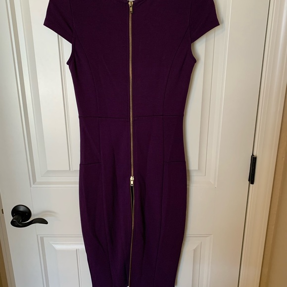 Felicity and Coco purple midi pencil dress with full back zipper - Picture 3 of 6